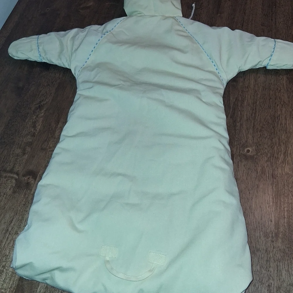 • Vintage Climate Control Quilted Winter Bunting Coverall • 0-6m